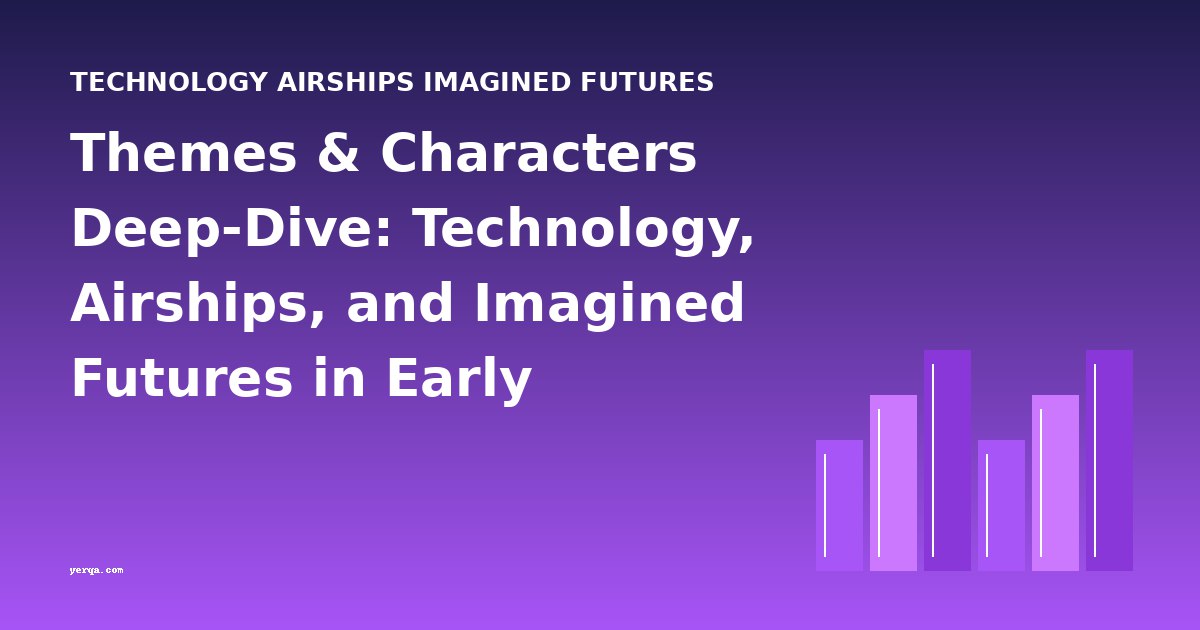 Themes & Characters Deep-Dive: Technology, Airships, and Imagined Futures in Early 20th-Century Literature