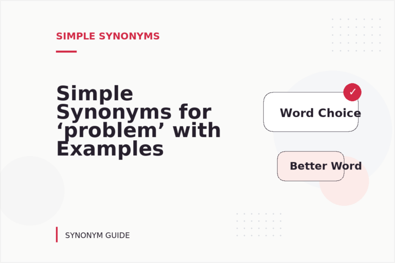Simple Synonyms for ‘problem’ with Examples Simple Synonyms for ‘problem’ with Examples