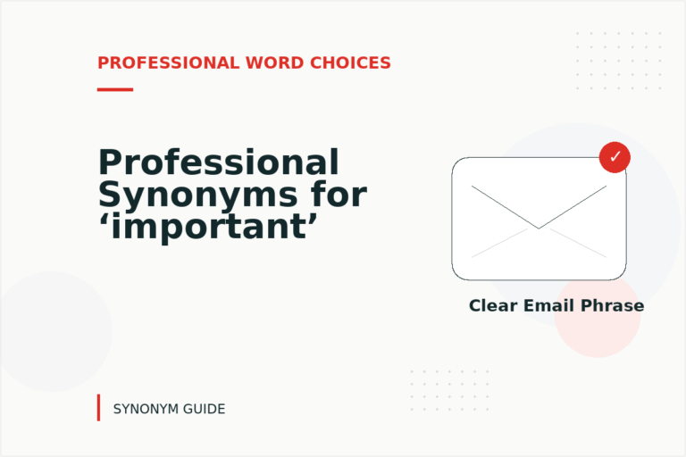 Professional Synonyms for ‘important’ Professional Synonyms for ‘important’
