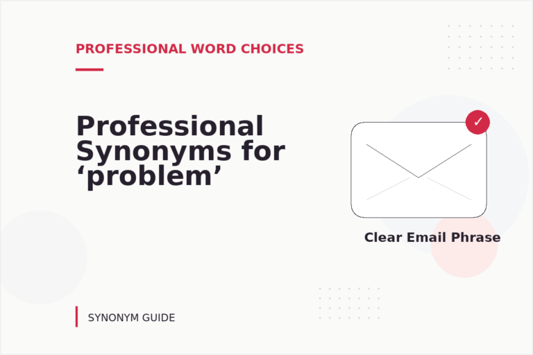 Professional Synonyms for ‘problem’ Professional Synonyms for ‘problem’