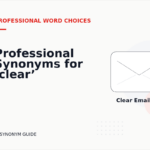 Professional Synonyms for ‘clear’