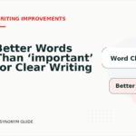 Better Words Than ‘important’ for Clear Writing