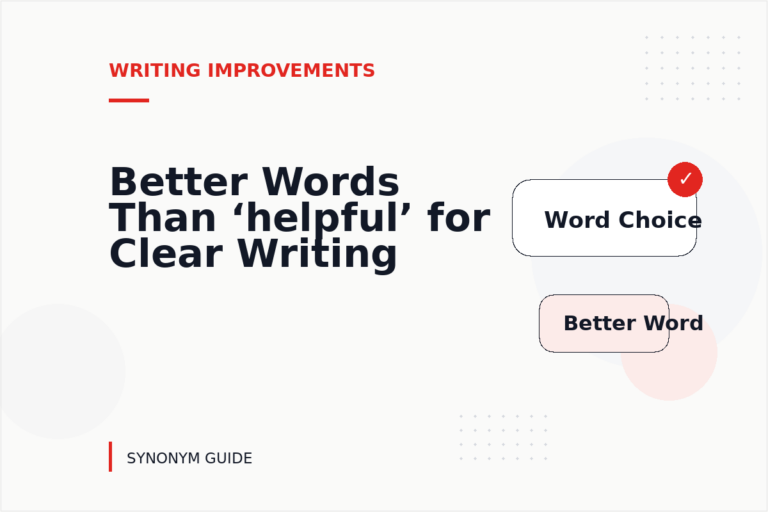Better Words Than ‘helpful’ for Clear Writing Better Words Than ‘helpful’ for Clear Writing