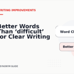 Better Words Than ‘difficult’ for Clear Writing