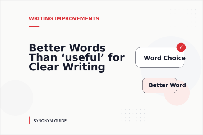 Better Words Than ‘useful’ for Clear Writing Better Words Than ‘useful’ for Clear Writing