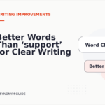 Better Words Than ‘support’ for Clear Writing