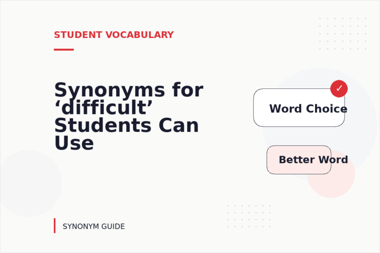 Synonyms for ‘difficult’ Students Can Use Synonyms for ‘difficult’ Students Can Use