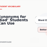Synonyms for ‘bad’ Students Can Use