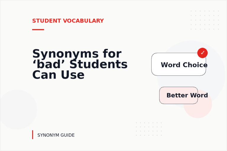 Synonyms for ‘bad’ Students Can Use Synonyms for ‘bad’ Students Can Use